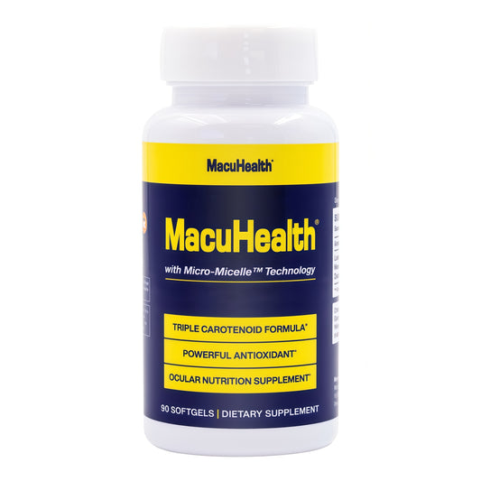 MacuHealth Triple Carotenoid Formula - EyeVitamins for Adults - 90 Softgels, 3 MonthSupply - Advanced Eye Support & Health EyeFormula